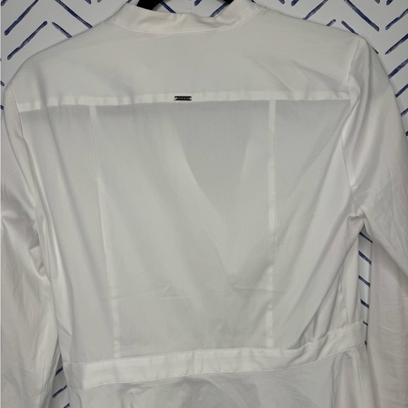 White House Black Market White Button down Blouse Size 6 - Picture 6 of 7